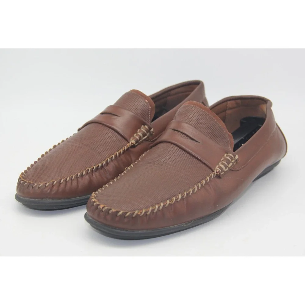 Nunn Bush Quail Valley Penny Dual Comfort Memory Foam Slip On Loafers 9.5M Brown